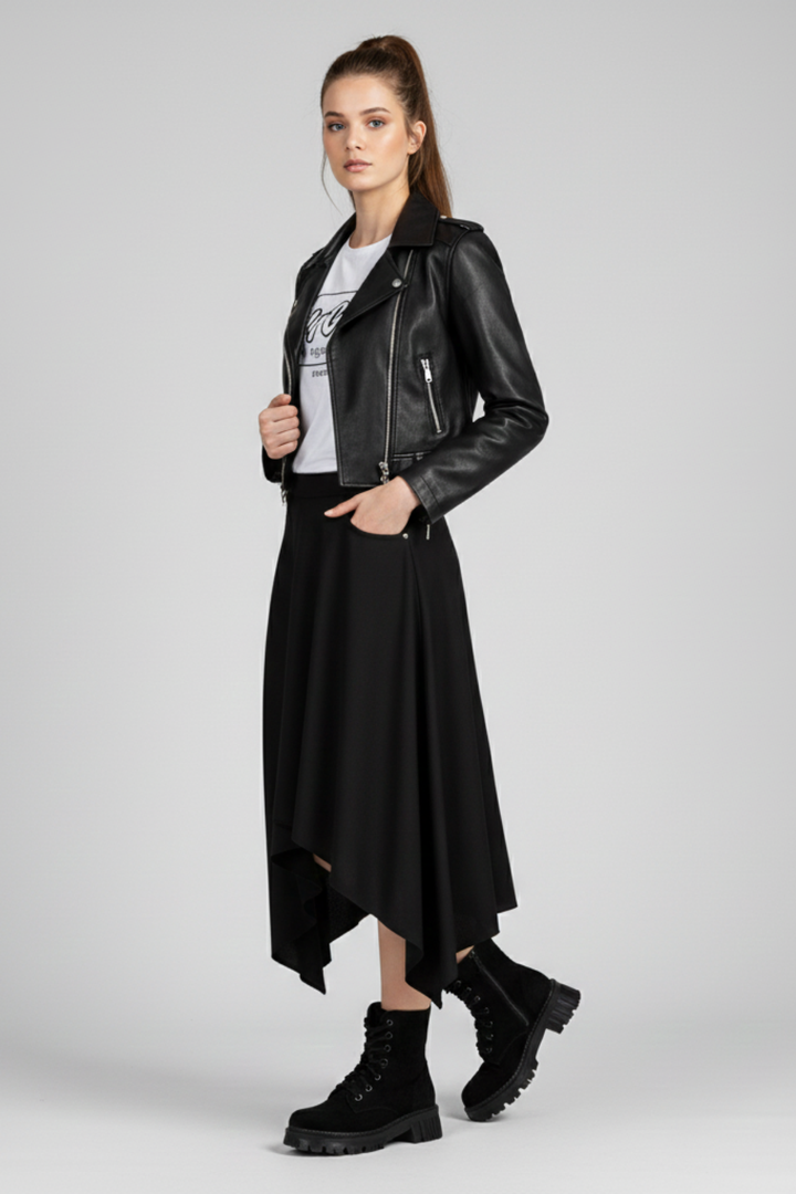 Arina Kadın Süet Siyah Bot