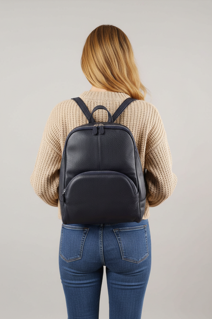 Flames Kadın Hakiki Deri Sırt Çantası