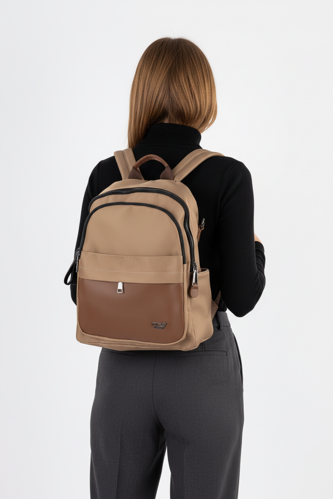 Tresse Kadın Sırt Çantası ve Omuz Çantası