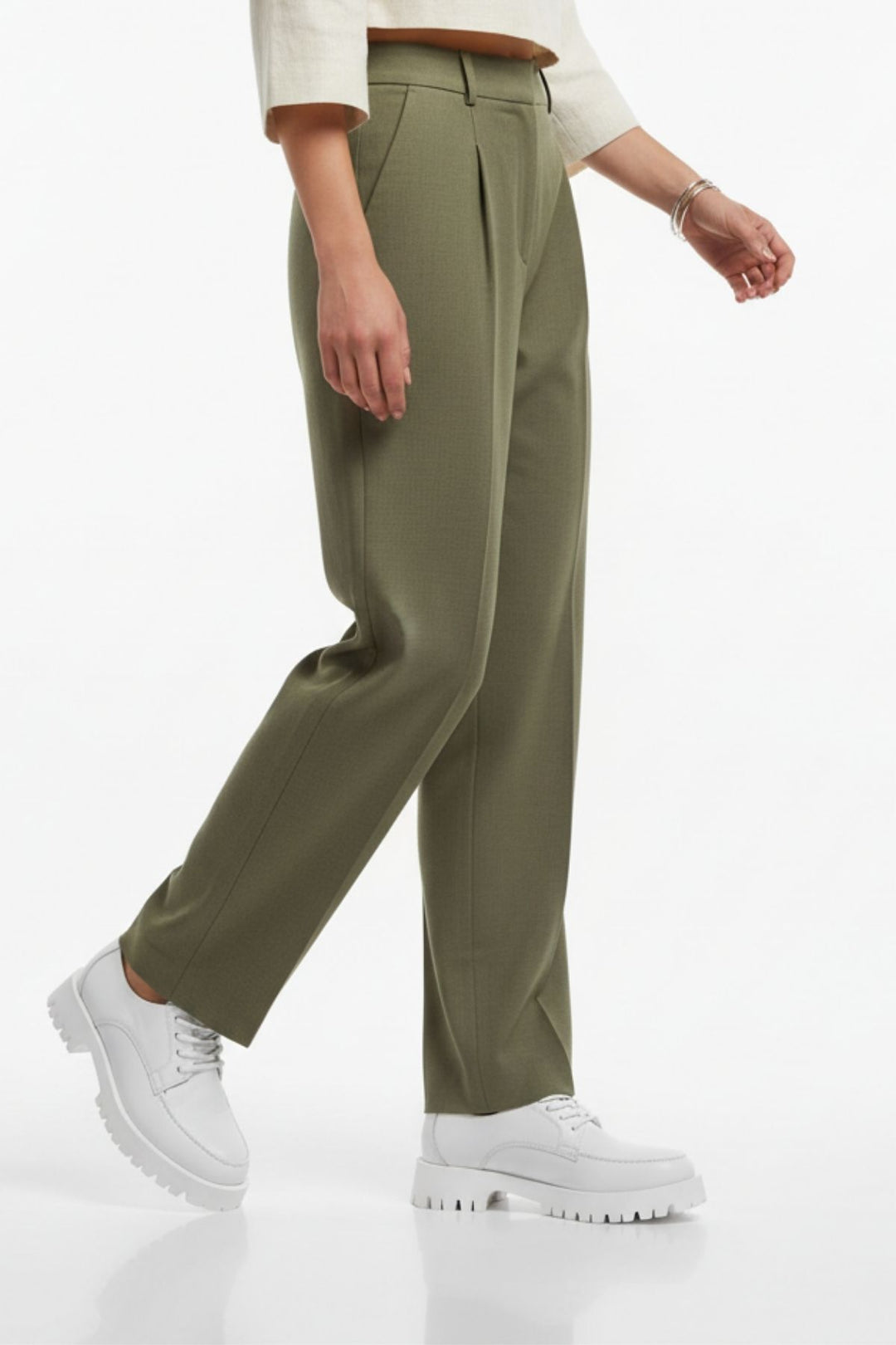 Donat Kadın Bağcıklı Beyaz Günlük Ayakkabı