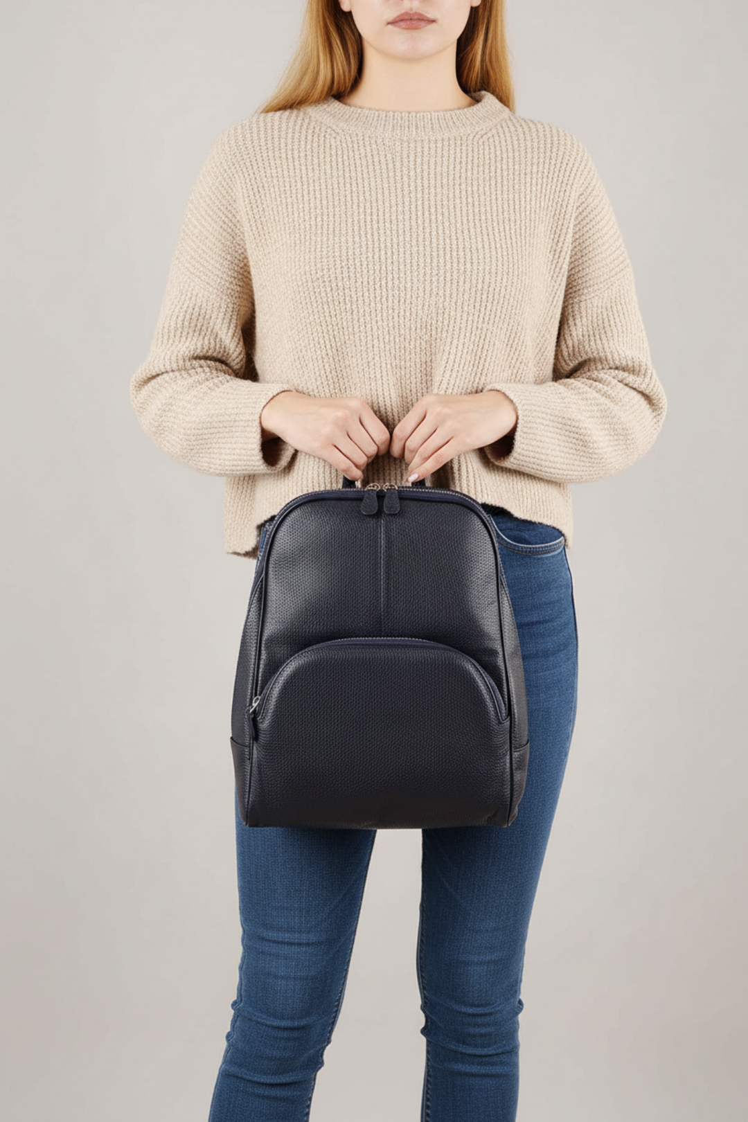 Flames Kadın Hakiki Deri Sırt Çantası