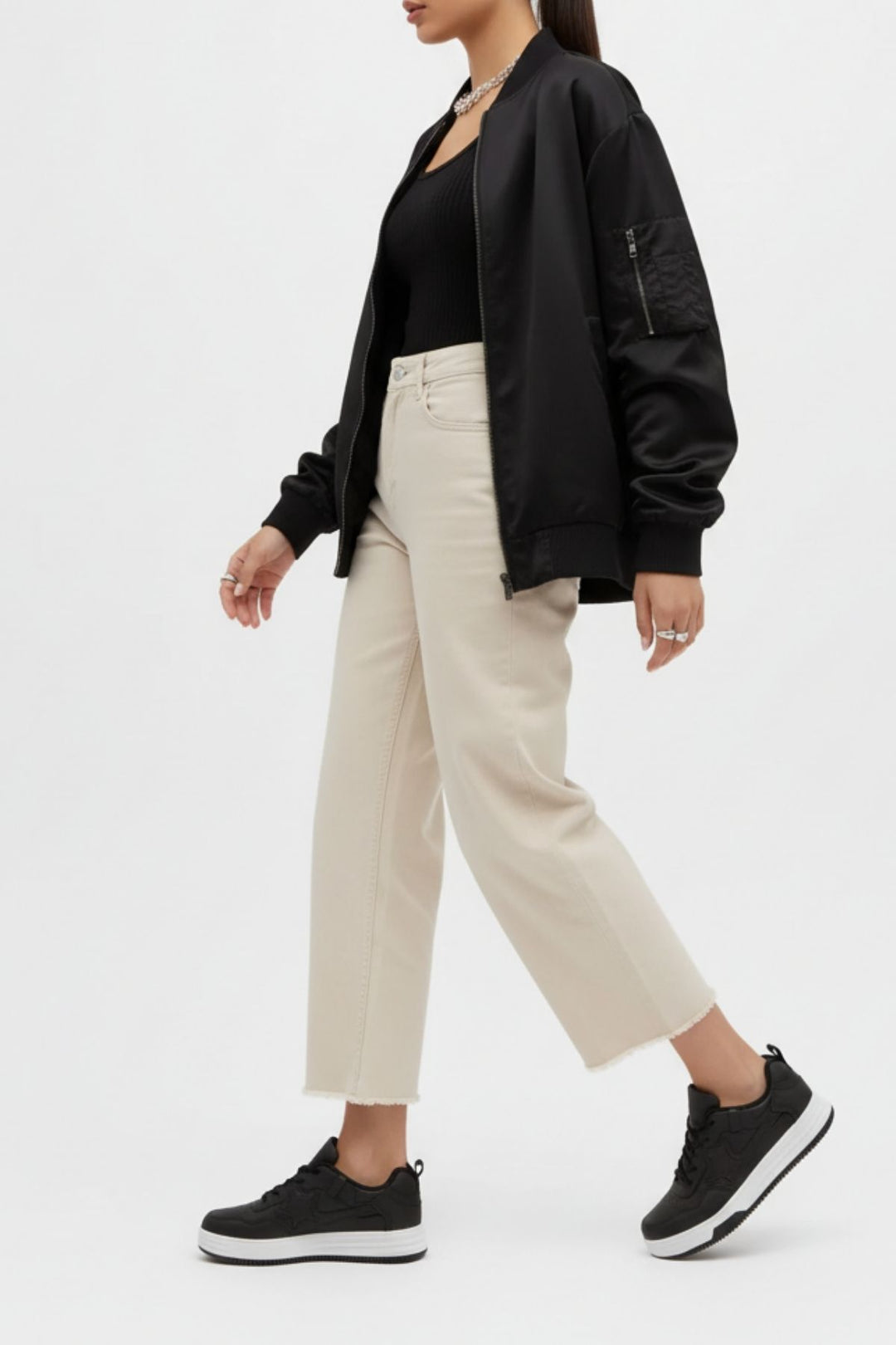 Belyan Kadın Siyah Spor Ayakkabı