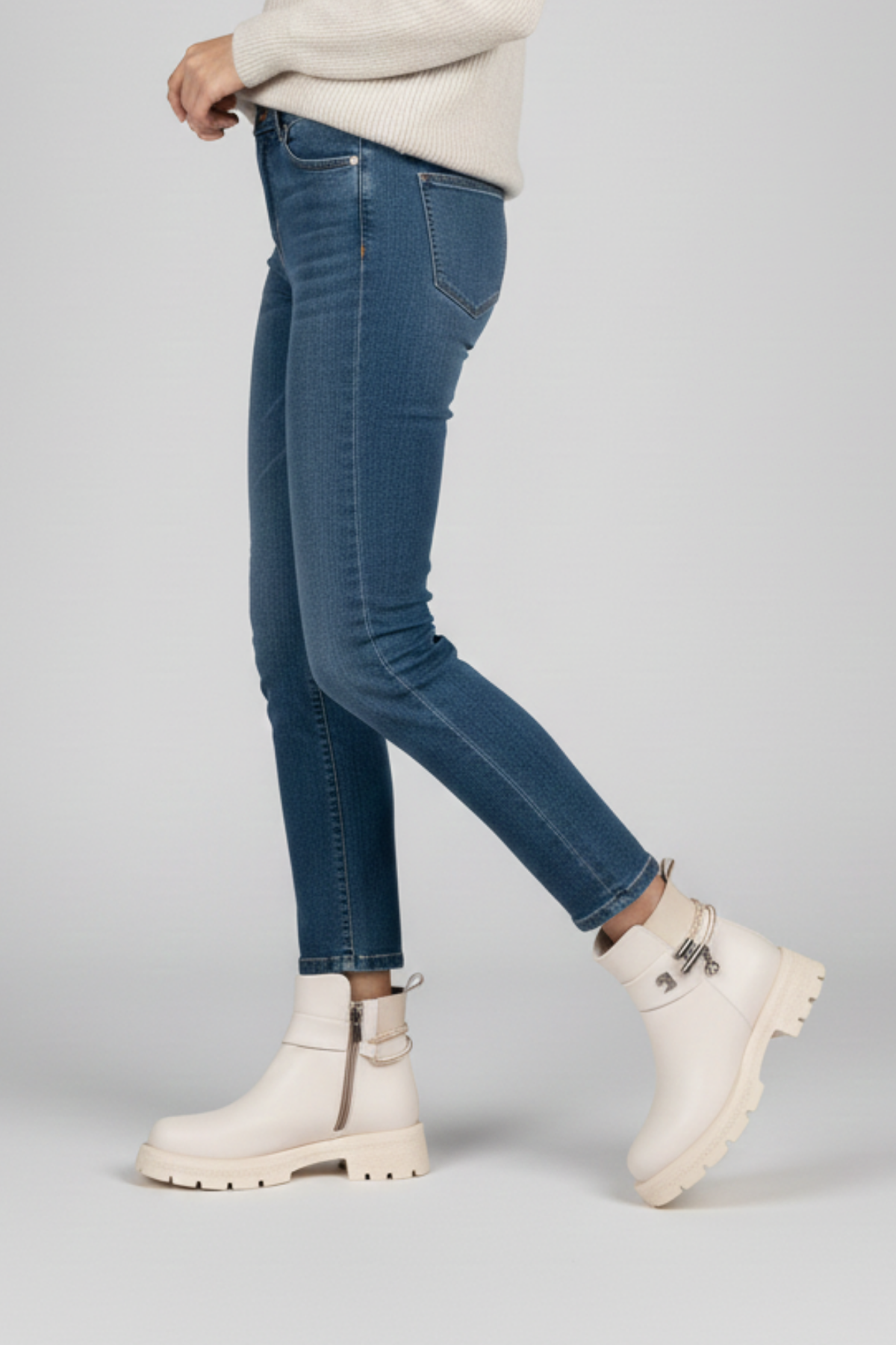 Pierre Cardin Ashanti Kadın Krem Bot PC-54194