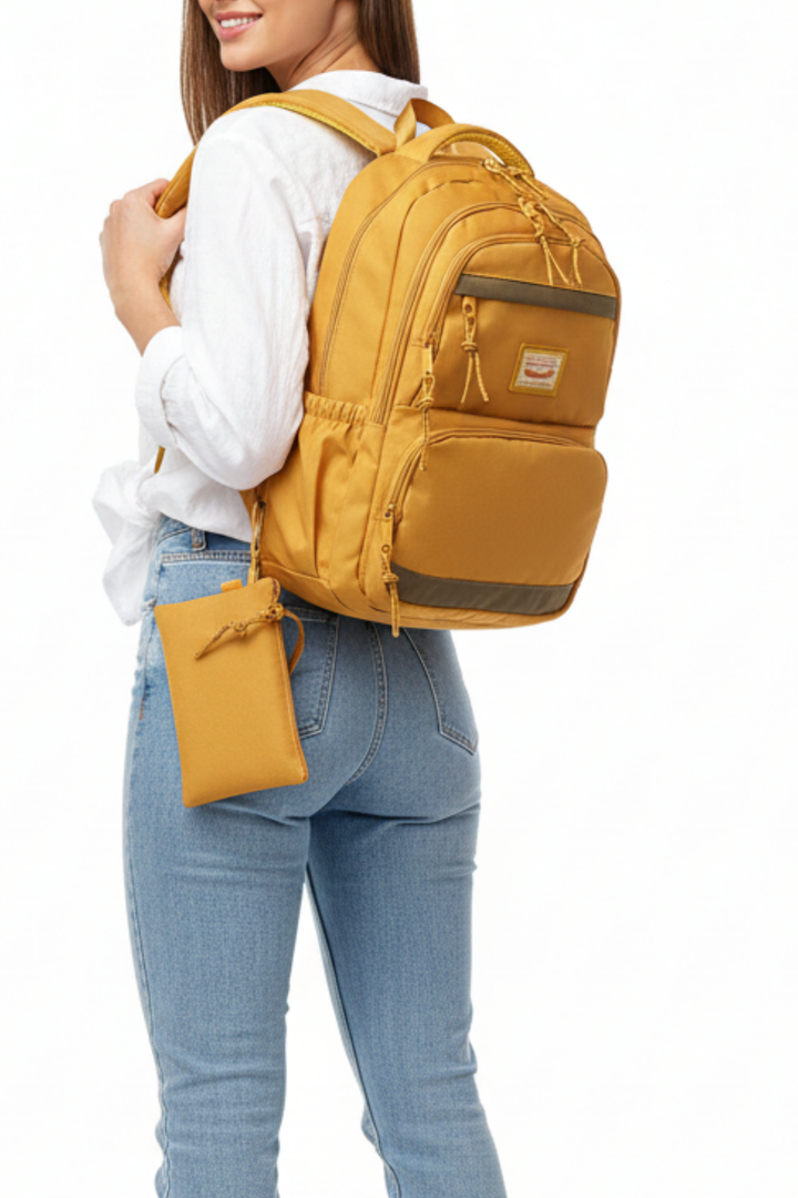 Larg Kadın Sırt Çantası - Küçük Çanta Hediyeli