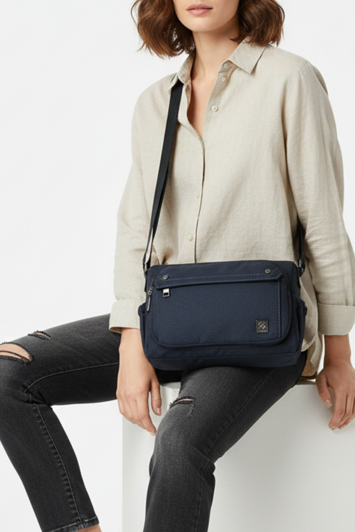 Beatriz Kadın Su Geçirmez Ayarlanabilir Askılı Çapraz Çanta