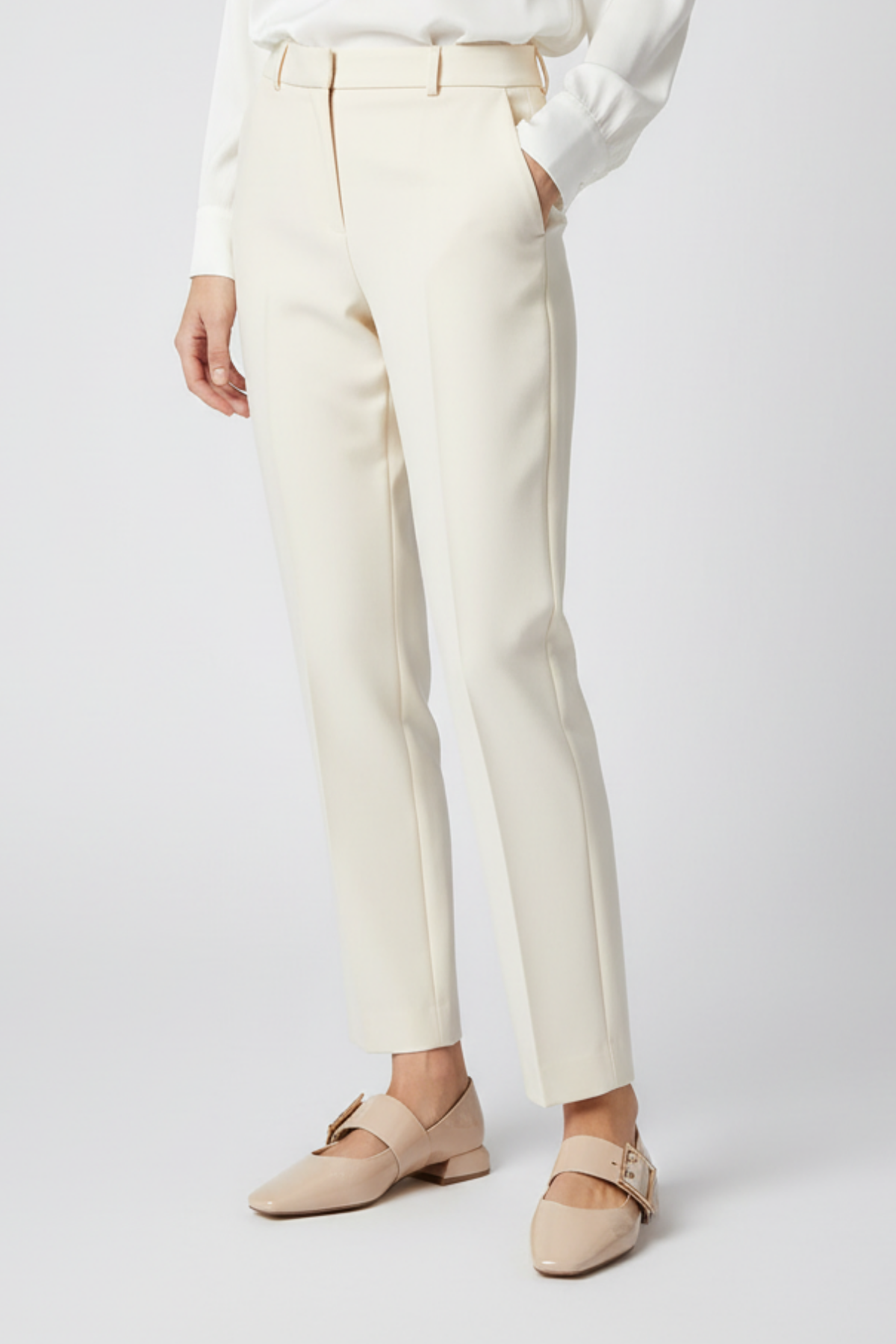 Devan Kadın Rugan Bej Babet Ayakkabı