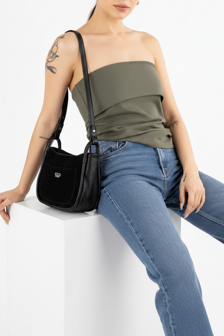 Lordes Kadın Hakiki Süet El Çantası ve Çapraz Çanta