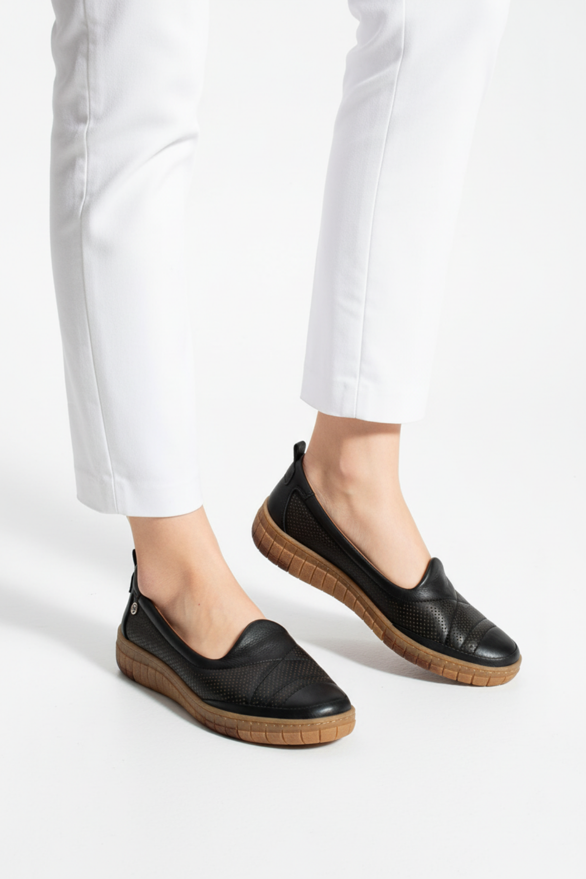 Pierre Cardin Denara Kadın Hakiki Deri Siyah Babet