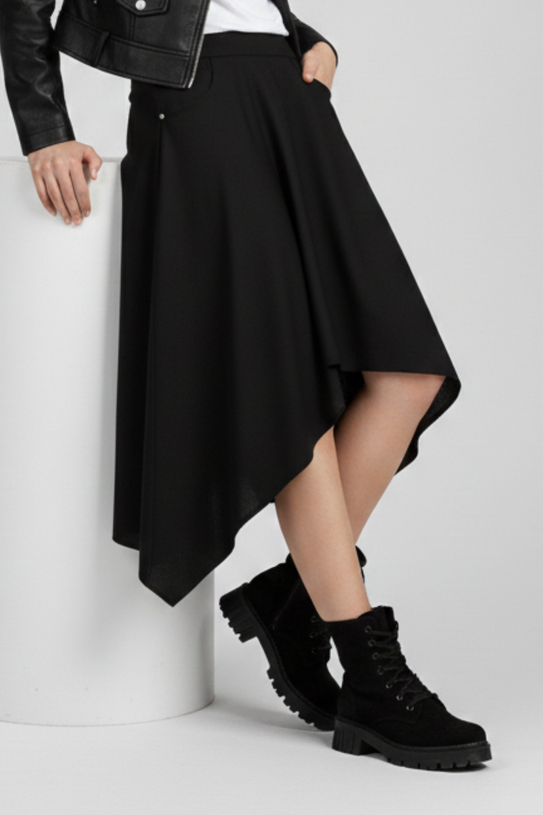 Arina Kadın Süet Siyah Bot