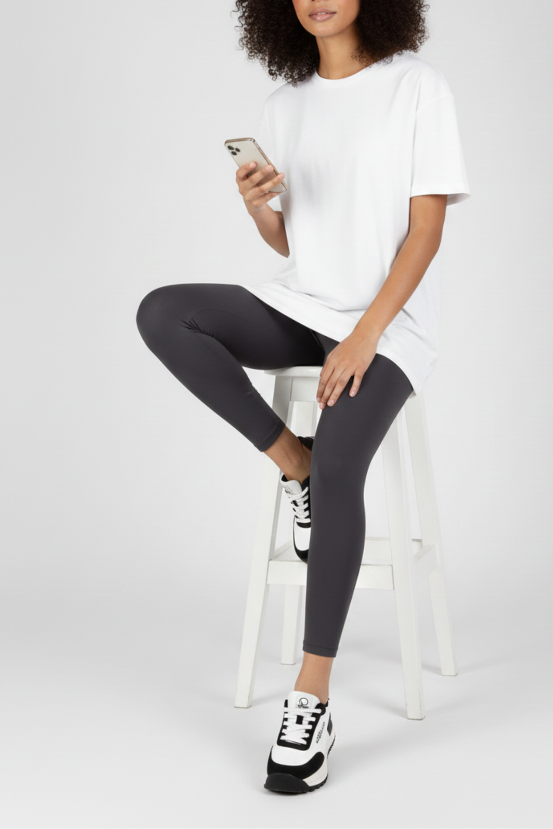 Benetton Nagano Kadın Beyaz Siyah Spor Ayakkabı BNI-11235