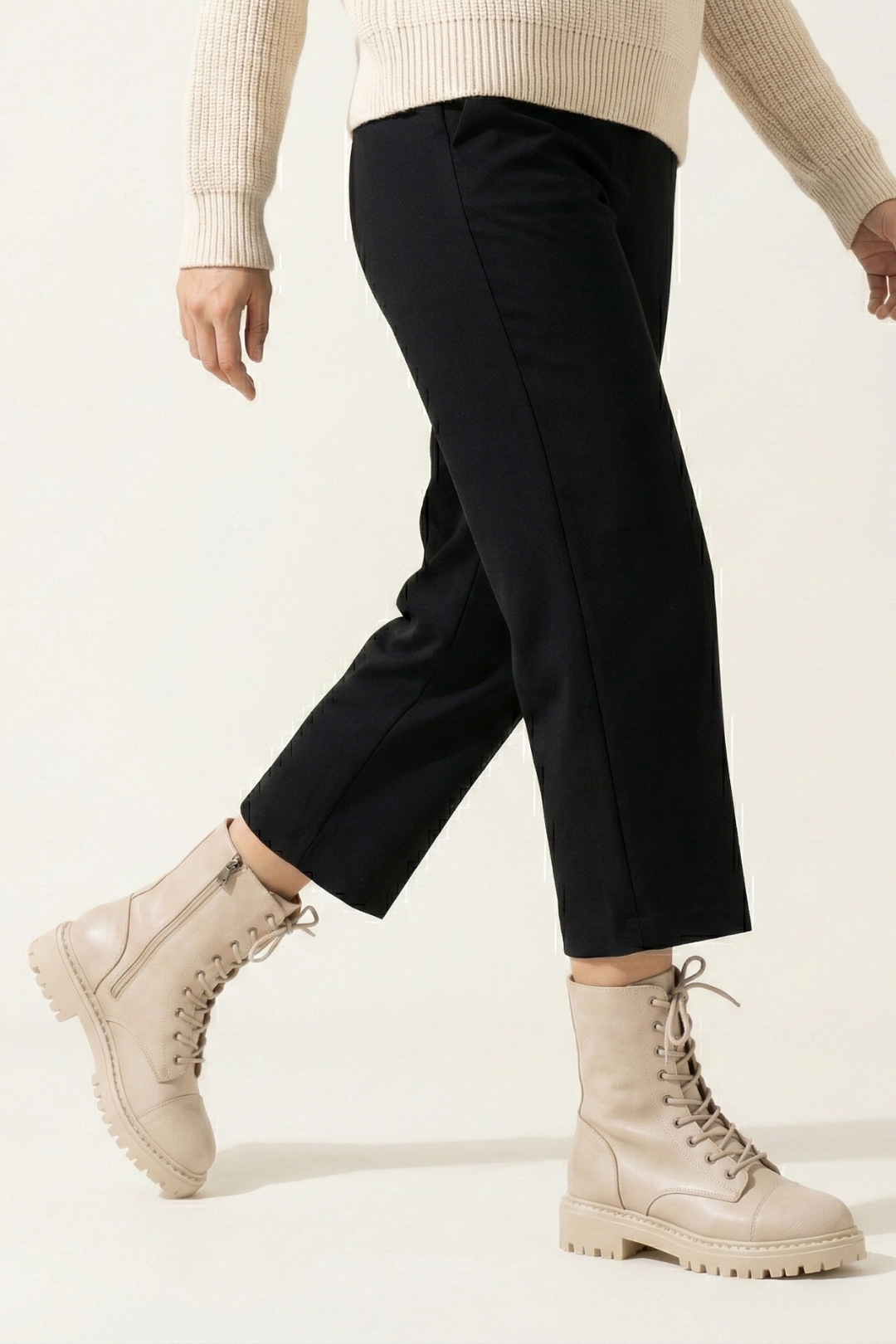 Rocco Kadın Kalın Tabanlı Bej Postal Bot