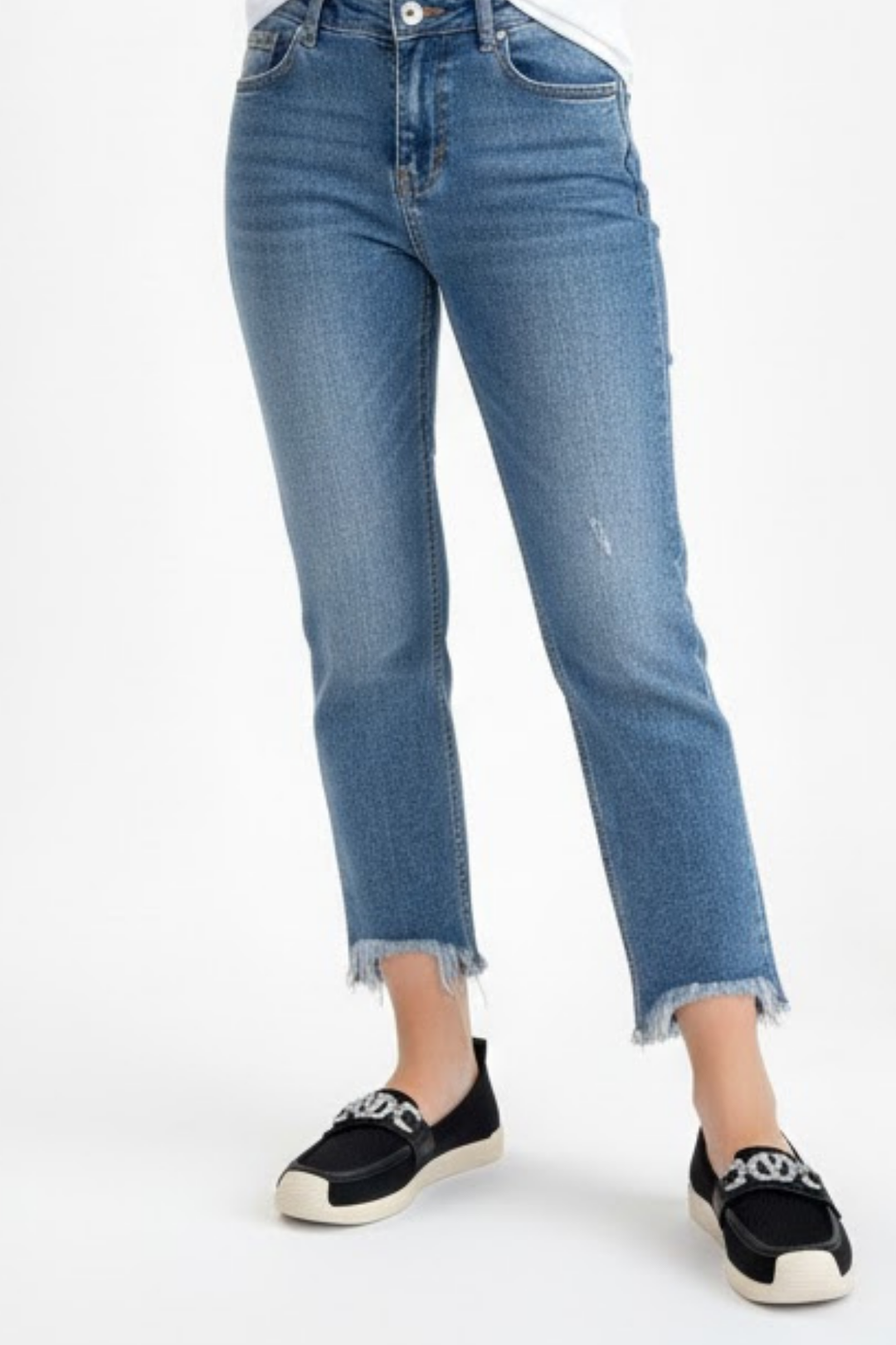 Wata Kadın Siyah Örgü Dokulu Babet Ayakkabı