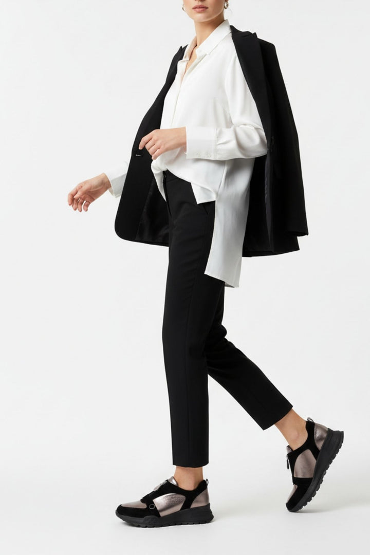 Robigo Kadın Hakiki Süet Deri Siyah Spor Ayakkabı