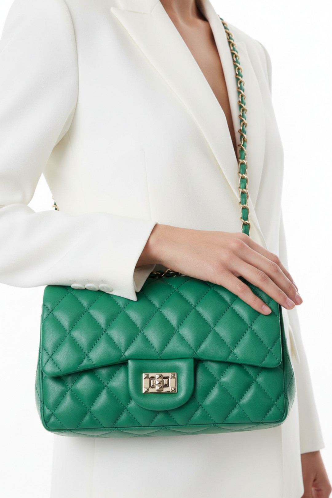 Yates Kadın Zincir Askılı Kapitone Çapraz Çanta