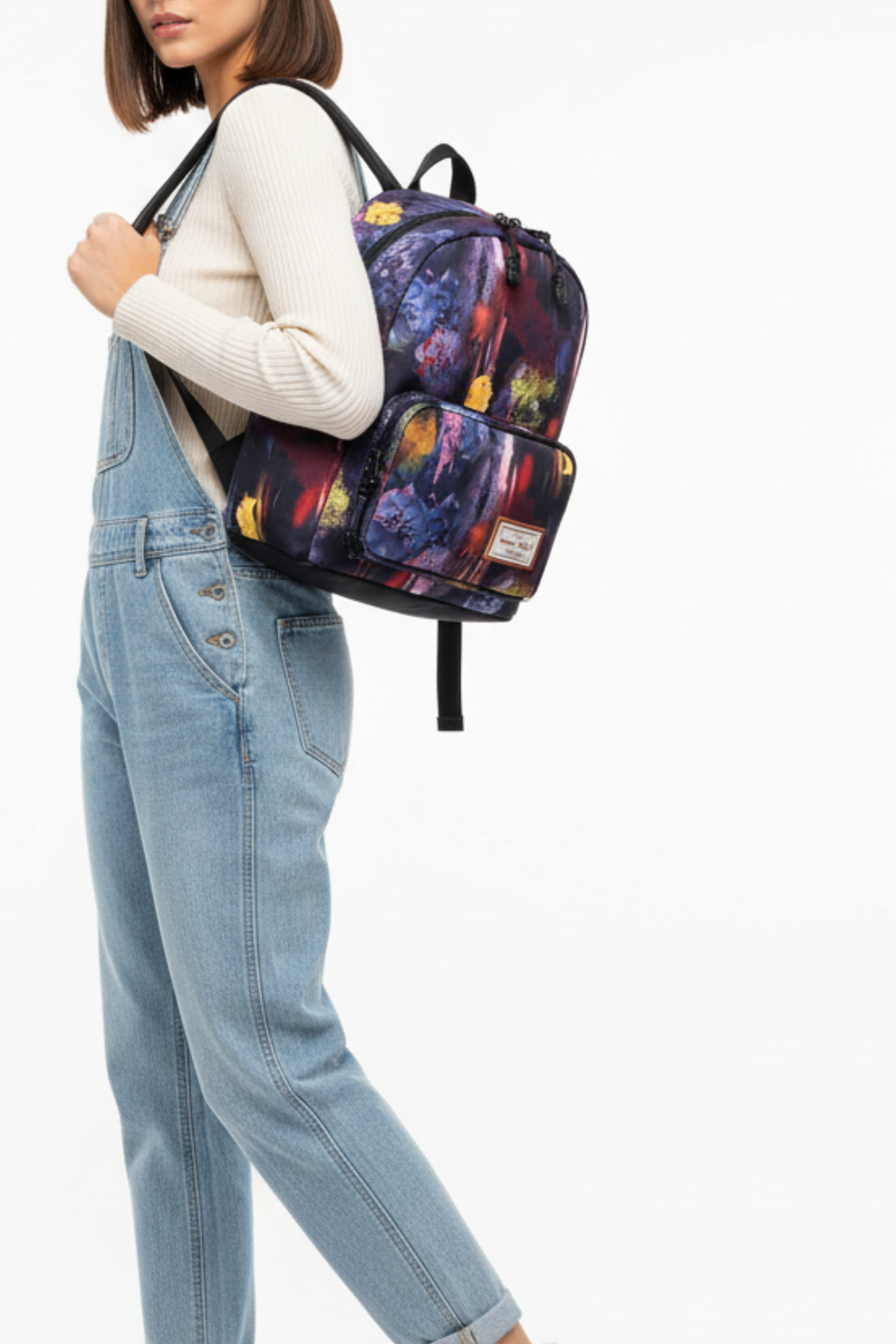 Lindsay Kadın Baskılı Kanvas Sırt Çantası