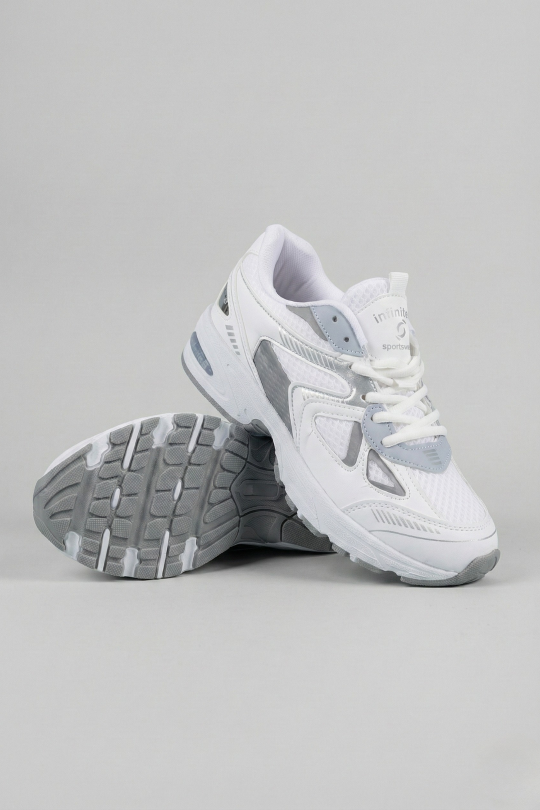 Bette Kadın Beyaz Gri Spor Ayakkabı