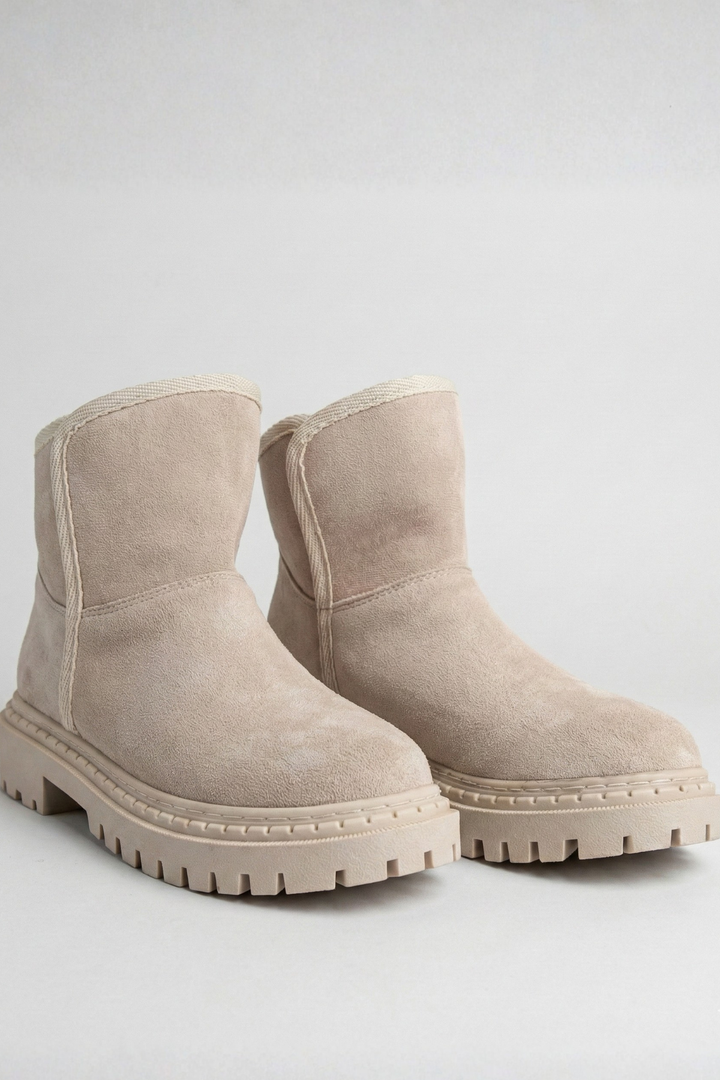 Gayen Kadın Süet İçi Tüylü Bej Bot