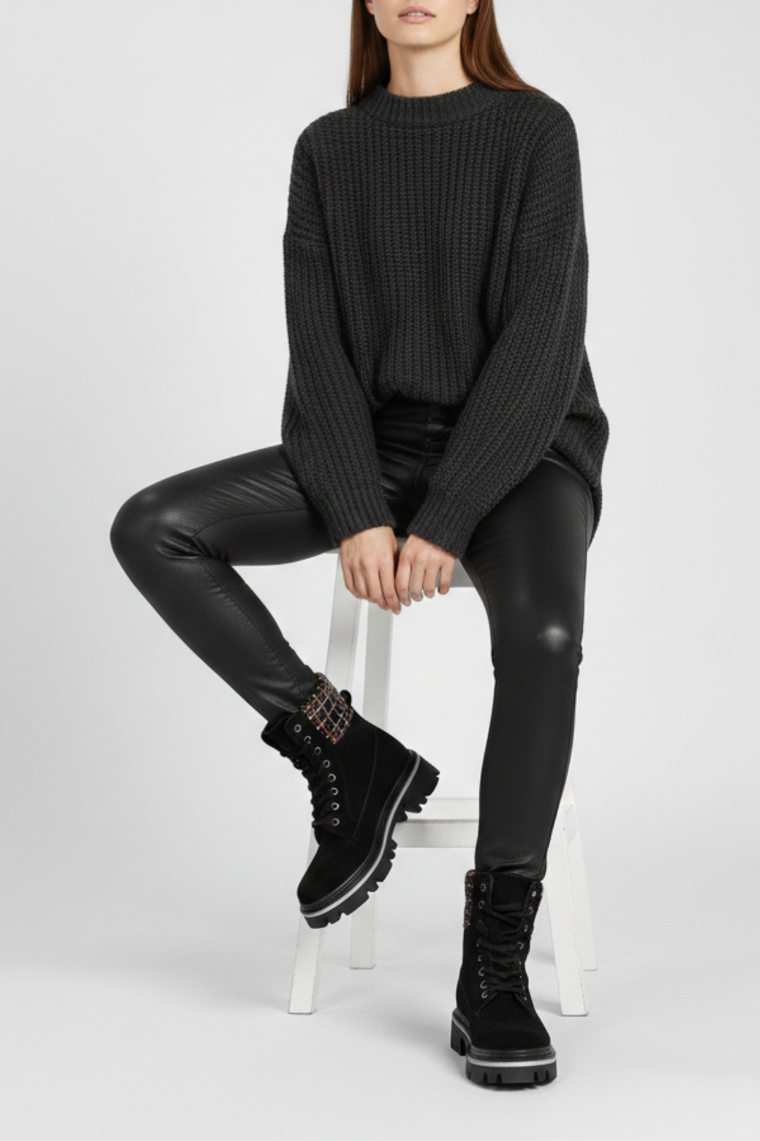 Desmod Kadın Kalın Tabanlı Siyah Bot