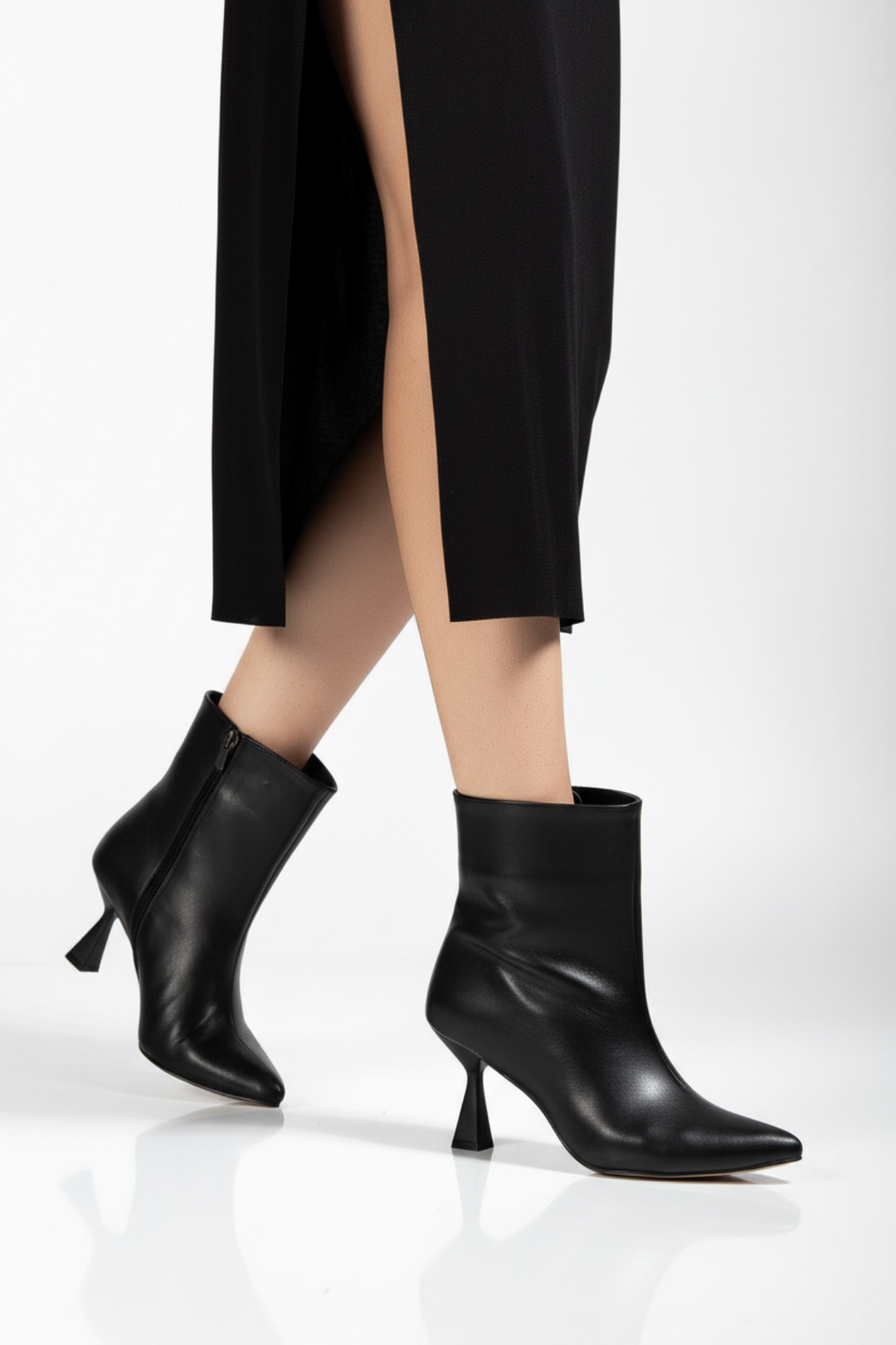 Rosven Kadın Siyah Kare Topuk Bot