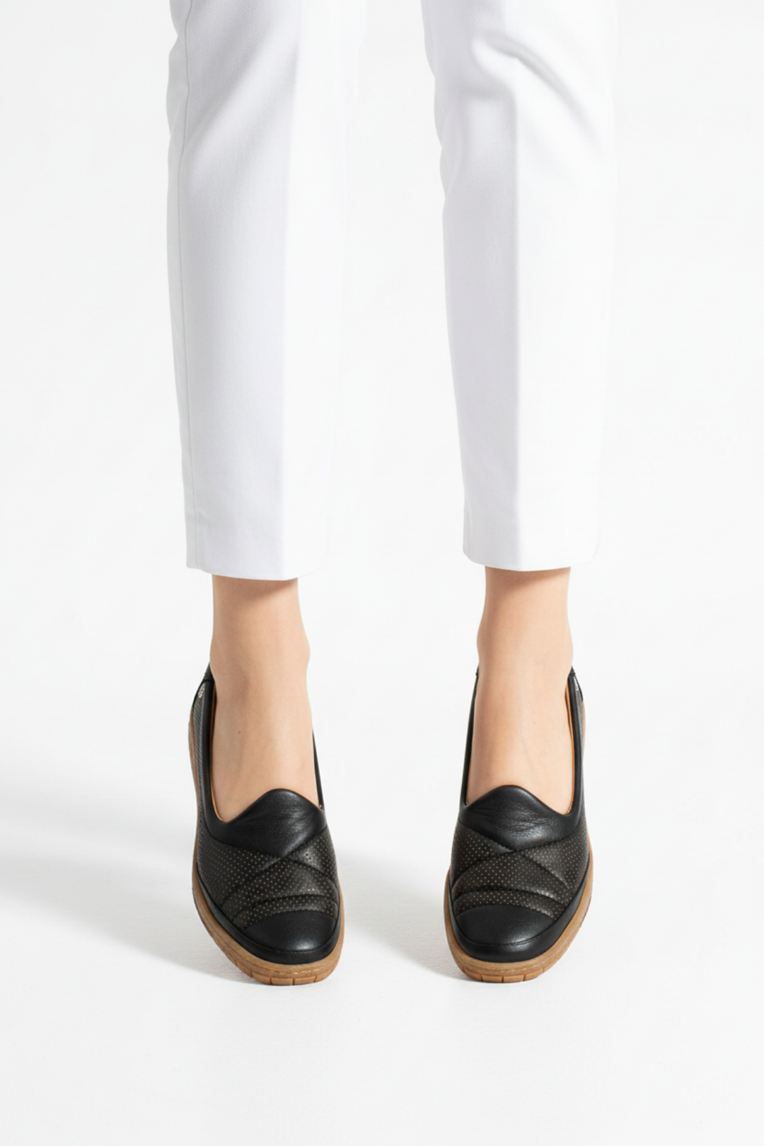 Pierre Cardin Denara Kadın Hakiki Deri Siyah Babet