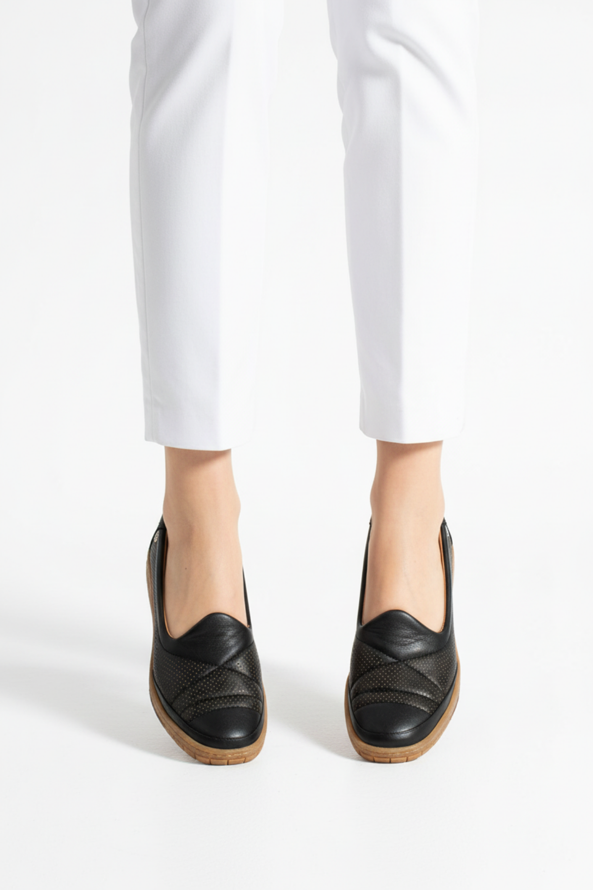 Pierre Cardin Denara Kadın Hakiki Deri Siyah Babet