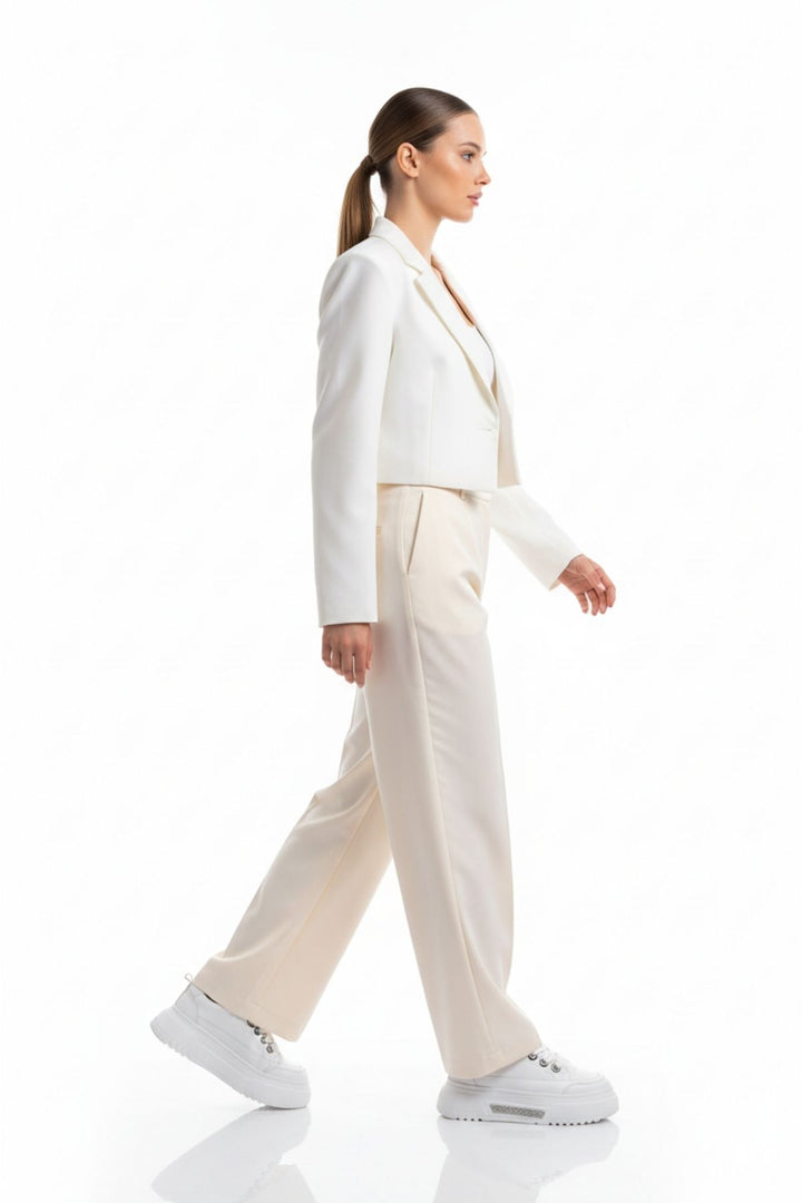 Sauran Kadın Beyaz Spor Ayakkabı