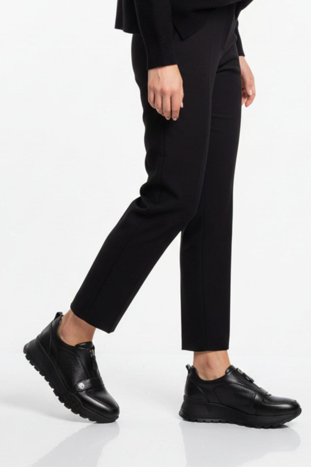 Robigo Kadın Hakiki Deri Siyah Spor Ayakkabı