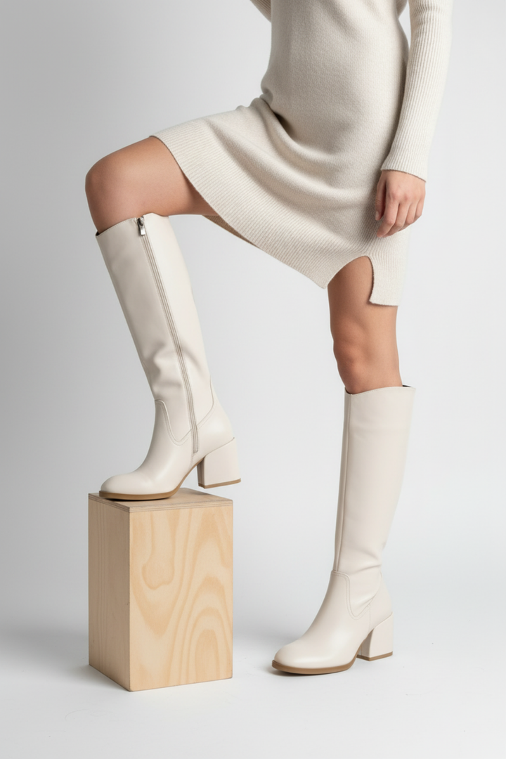 Mares Kadın Bej Çizme