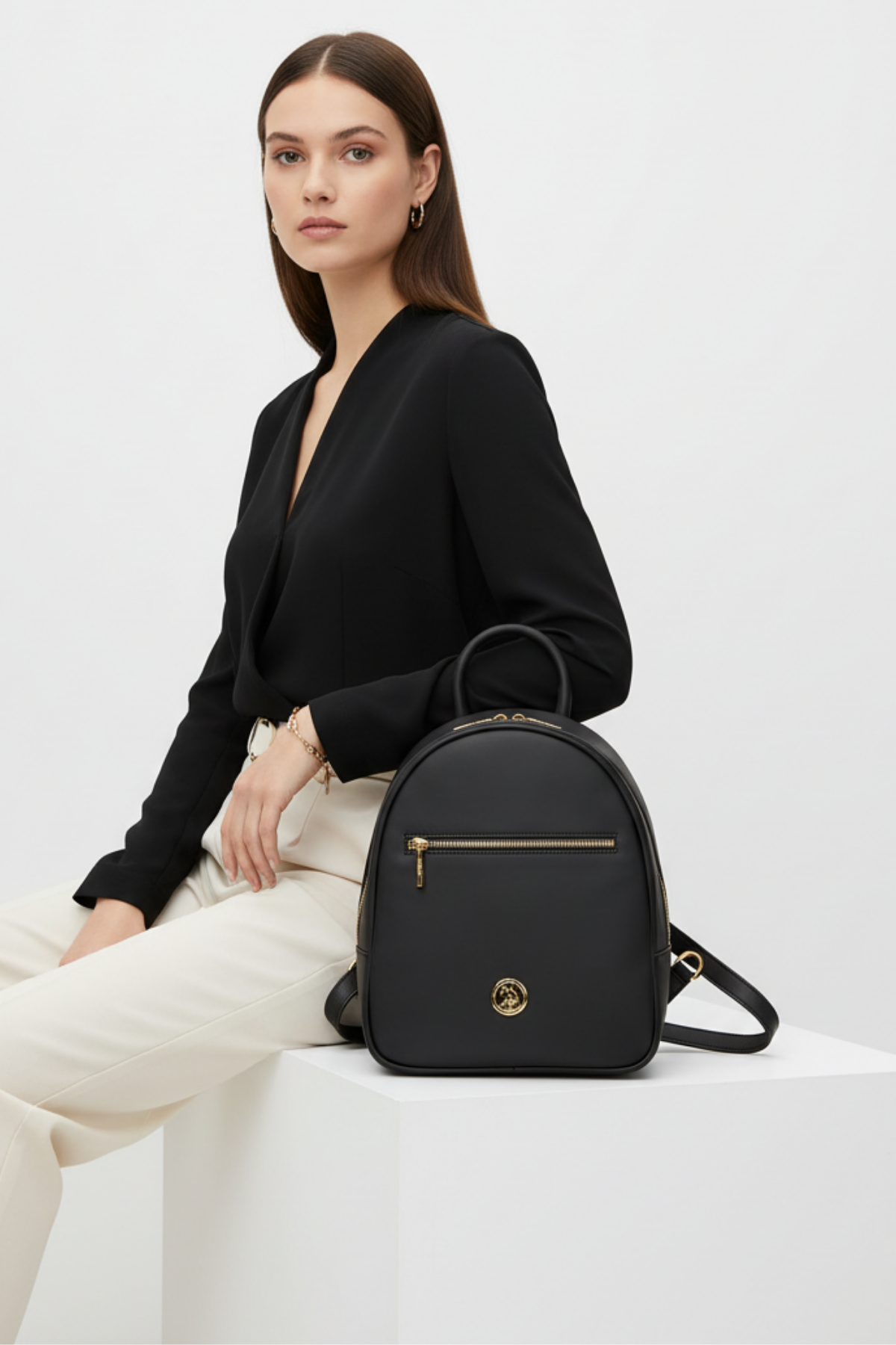 U.S. Polo Assn. Stora Kadın Sırt Çantası US24627