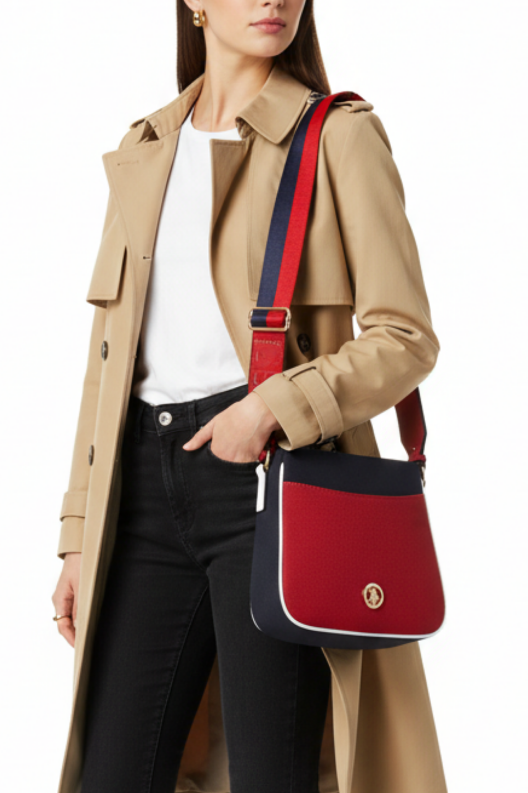 U.S. Polo Assn. Elmore Kadın Ayarlanabilir Askılı Çapraz Çanta US24282