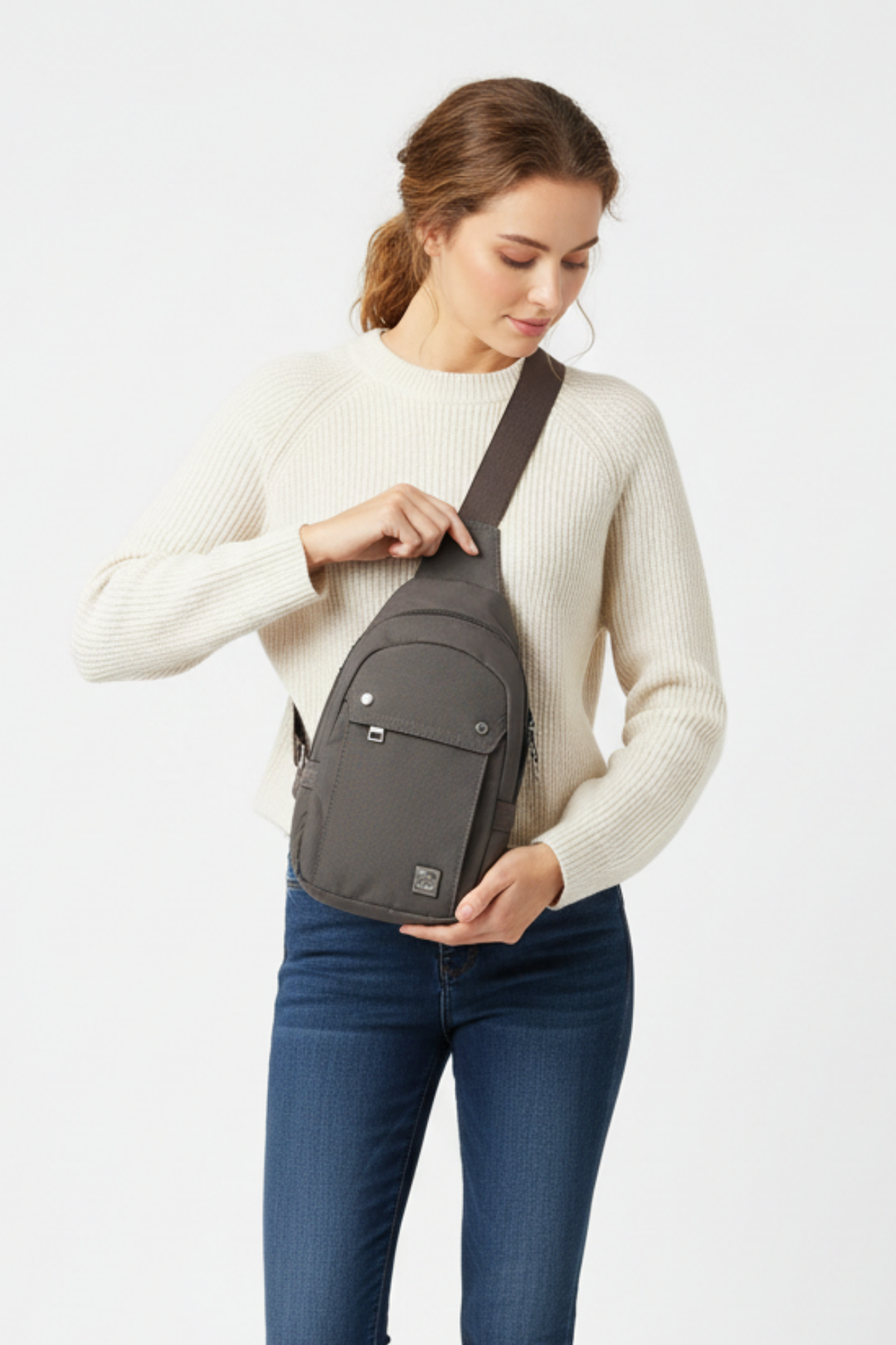 Hansen Kadın Yağmur Suyu Geçirmez Body Bag ve Omuz Çantası