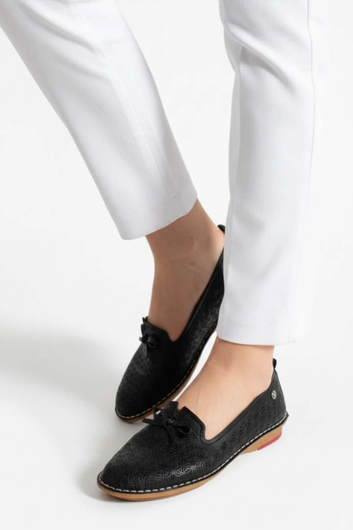 Pierre Cardin Tessa Kadın Hakiki Deri Siyah Babet