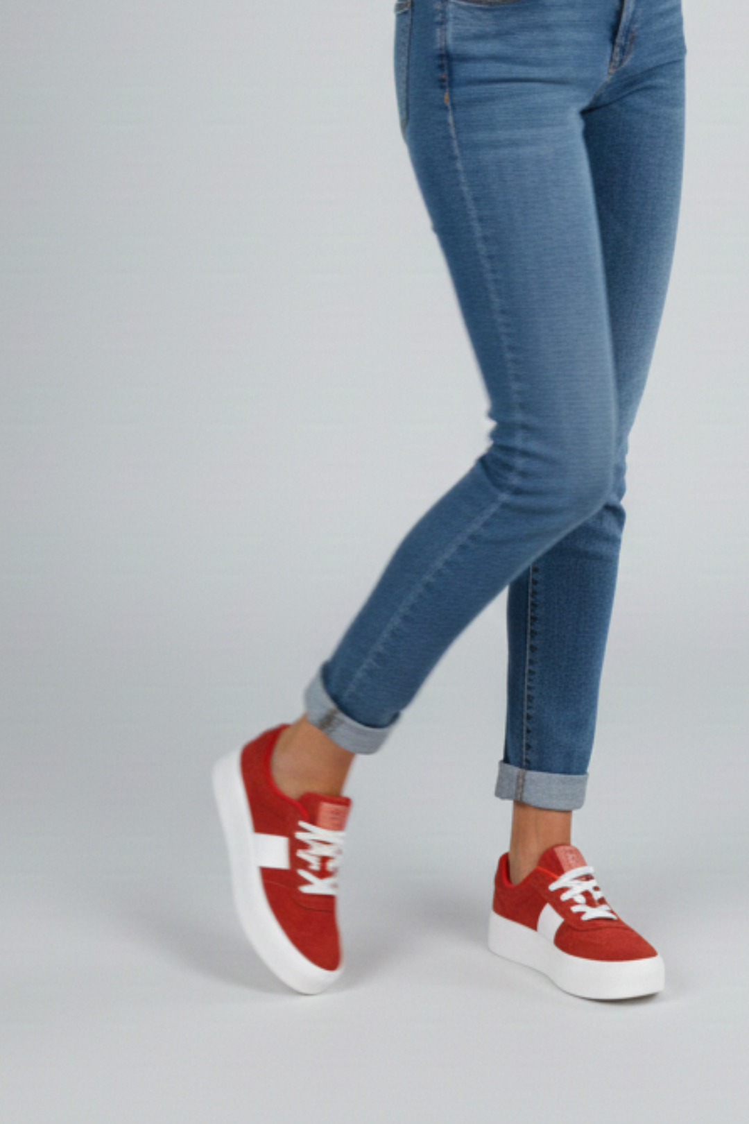 Benetton Hampton Kadın Kırmızı Spor Ayakkabı BNI-11241