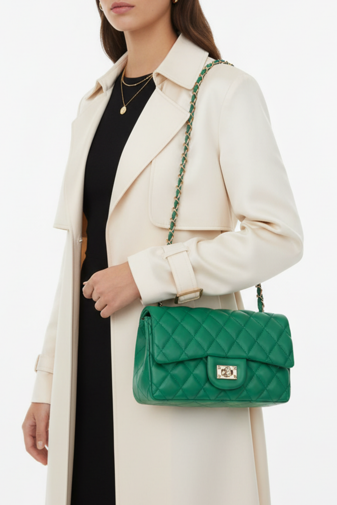 Yates Kadın Zincir Askılı Kapitone Çapraz Çanta