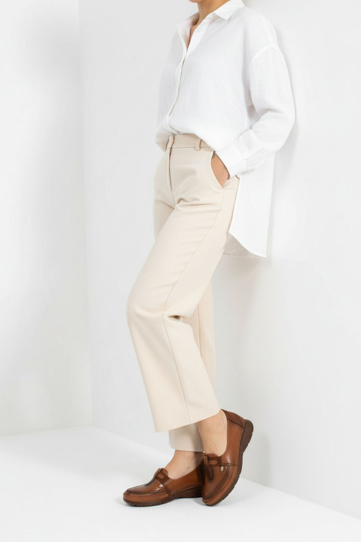 Adey Kadın Hakiki Deri Taba Günlük Ayakkabı