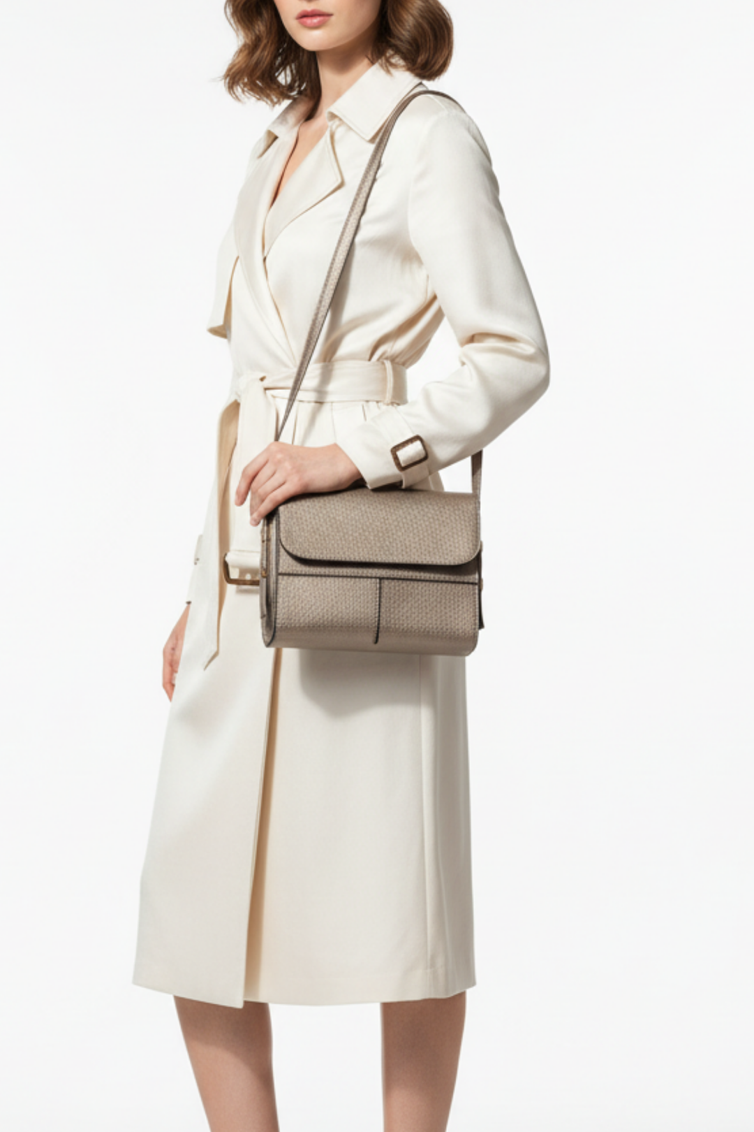 Flora Kadın Deri Çapraz Askılı Çanta