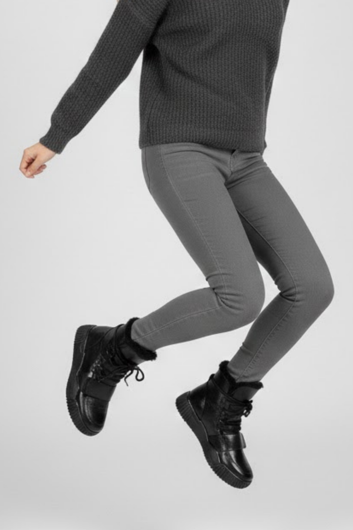 Zacun Kadın Kürklü Siyah Bot