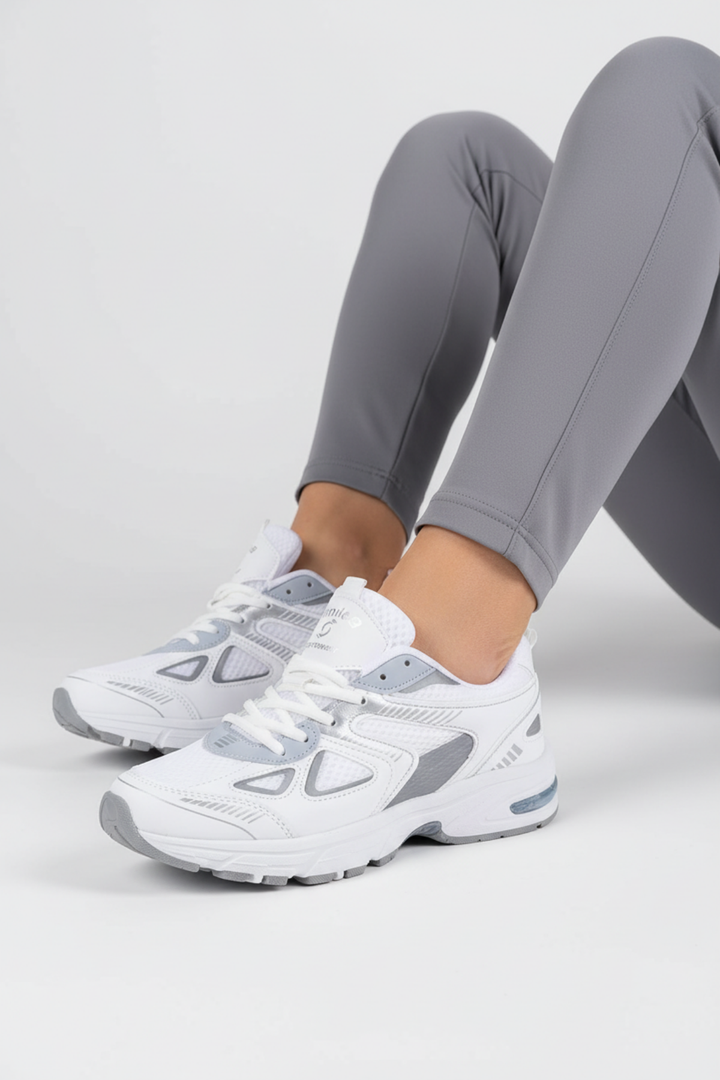 Bette Kadın Beyaz Gri Spor Ayakkabı