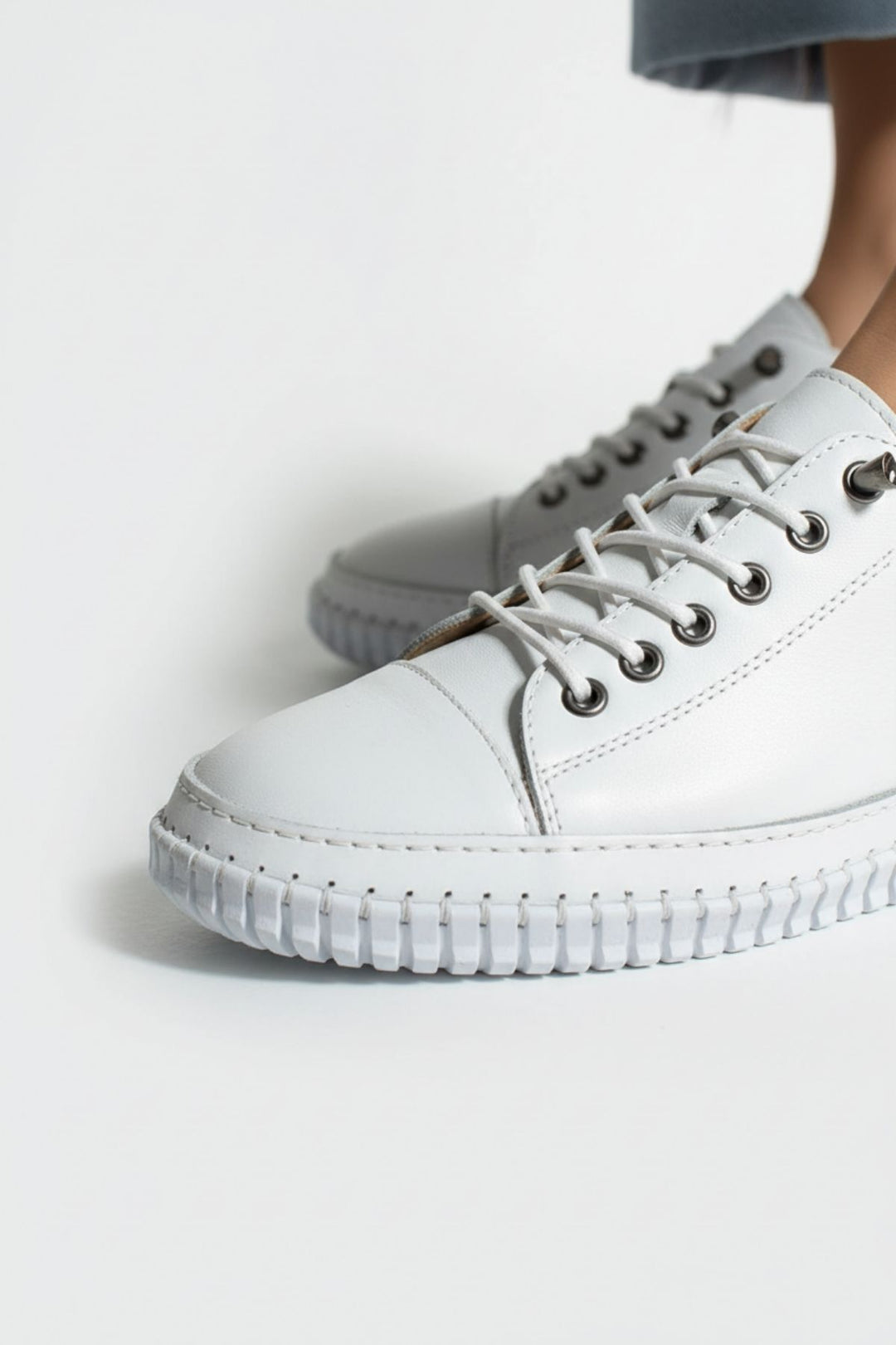 Endesa Kadın Hakiki Deri Beyaz Günlük Ayakkabı