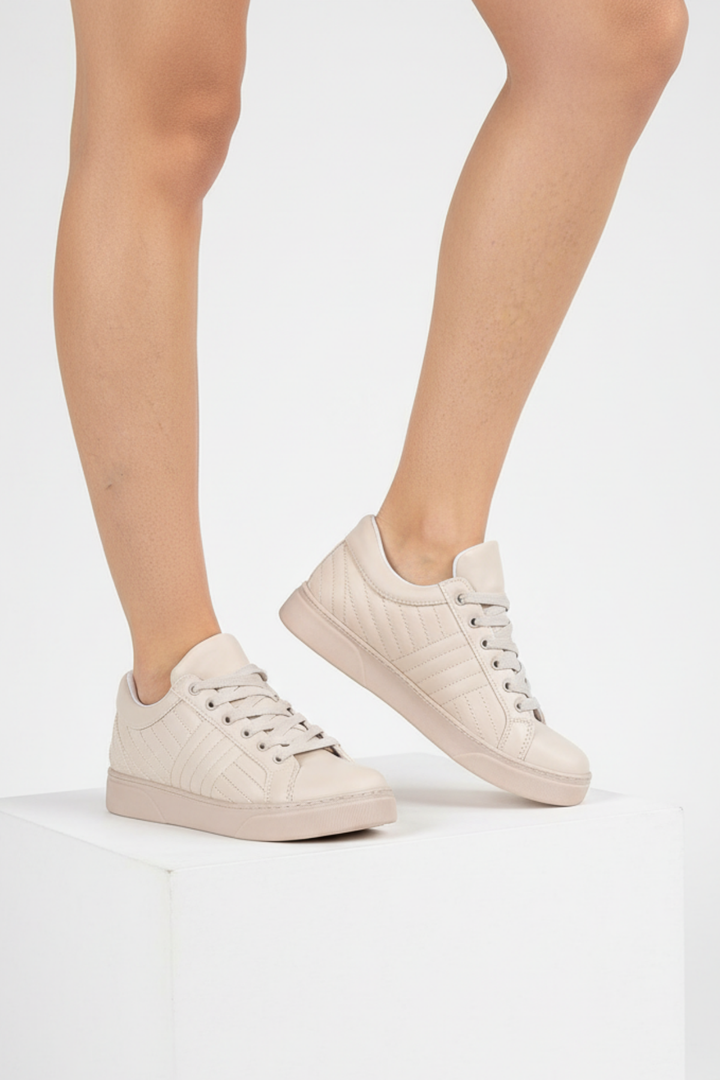 Linz Kadın Ekru Günlük Spor Ayakkabı