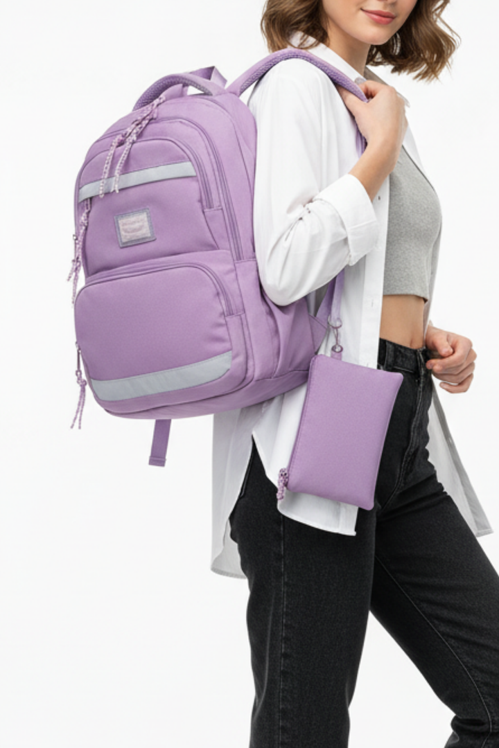 Larg Kadın Sırt Çantası - Küçük Çanta Hediyeli