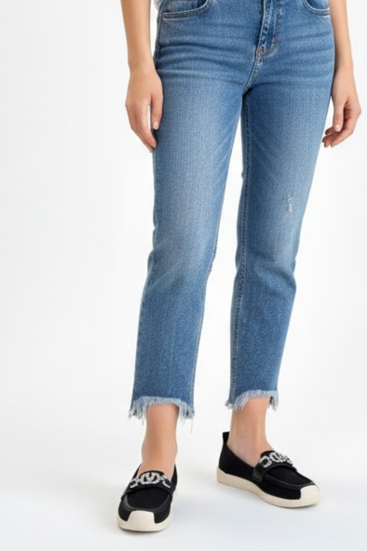 Wata Kadın Siyah Örgü Dokulu Babet Ayakkabı