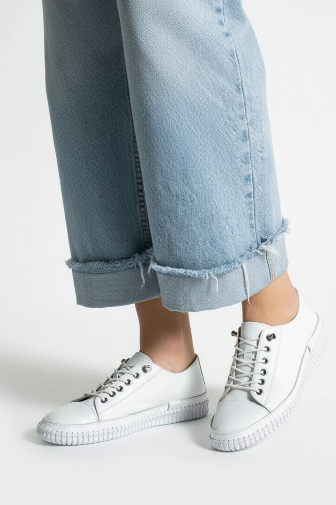 Endesa Kadın Hakiki Deri Beyaz Günlük Ayakkabı