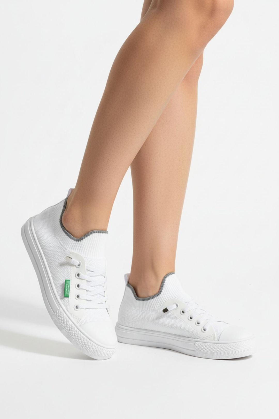 Benetton Yarde Kadın Beyaz Spor Ayakkabı BNI-10233