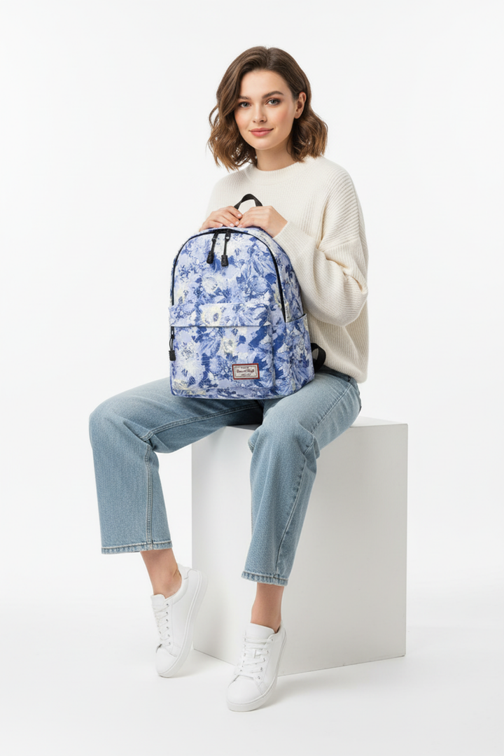 Silva Kadın Baskılı Kanvas Sırt Çantası