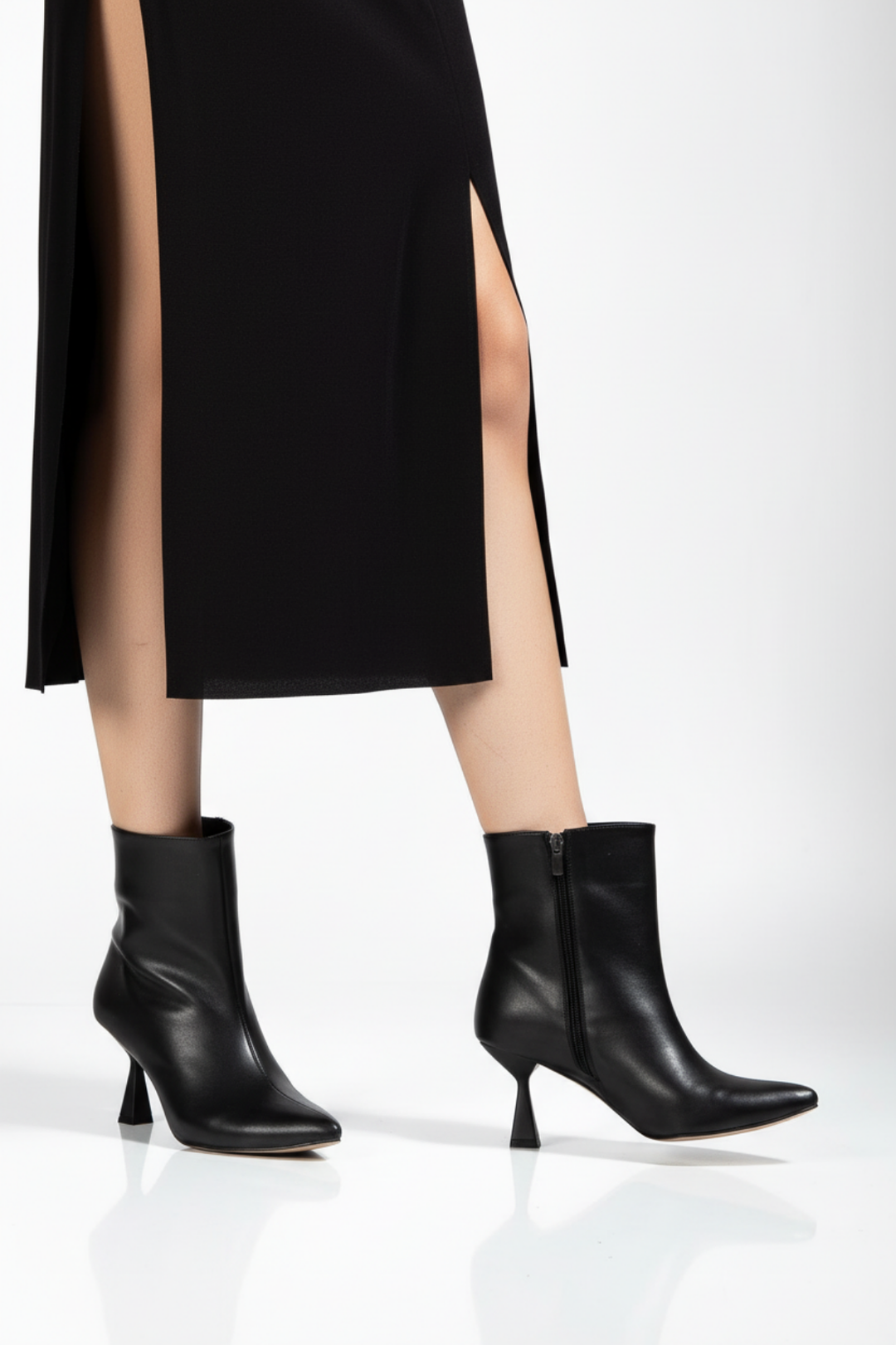 Rosven Kadın Siyah Kare Topuk Bot