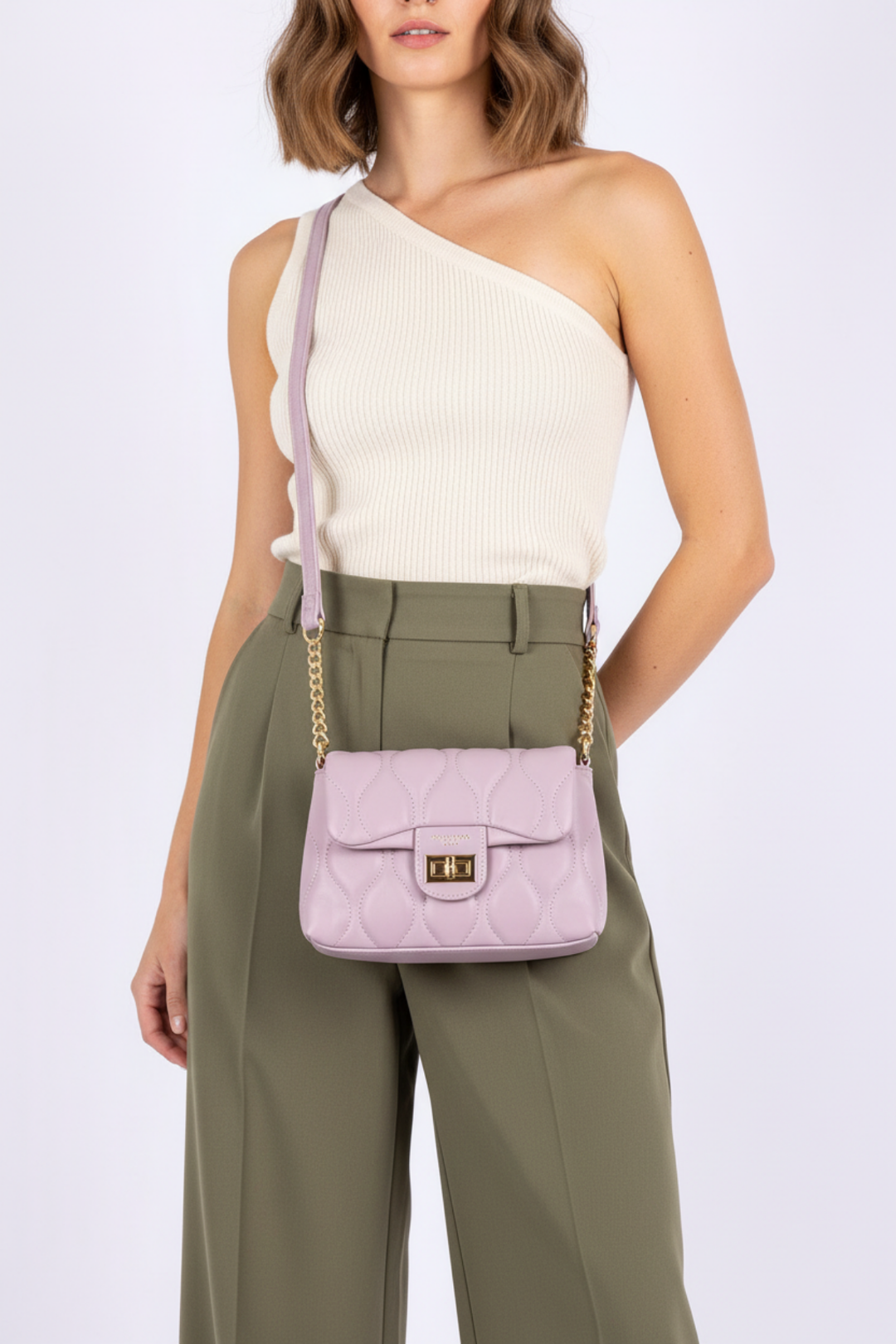 David Jones Kumaga Kadın Kapitone Çapraz Çanta CM6700F