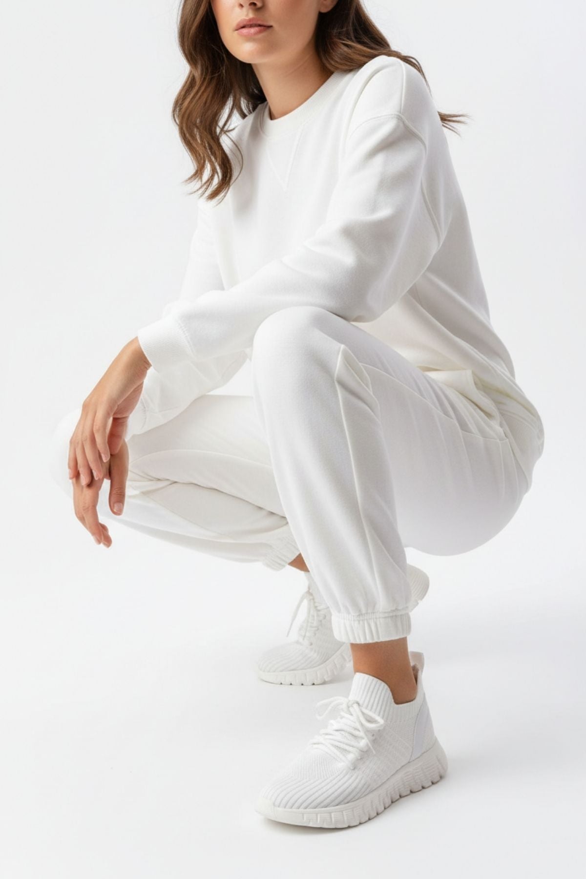 Mahaya Beyaz Bağcıklı Failon Taban Günlük Spor Ayakkabı