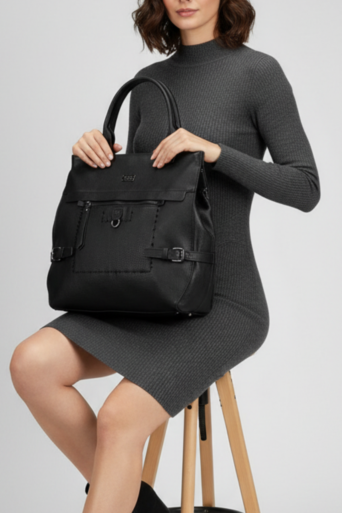 Agher Kadın Omuz Çantası ve Ayarlanabilir Askılı Çapraz Çanta