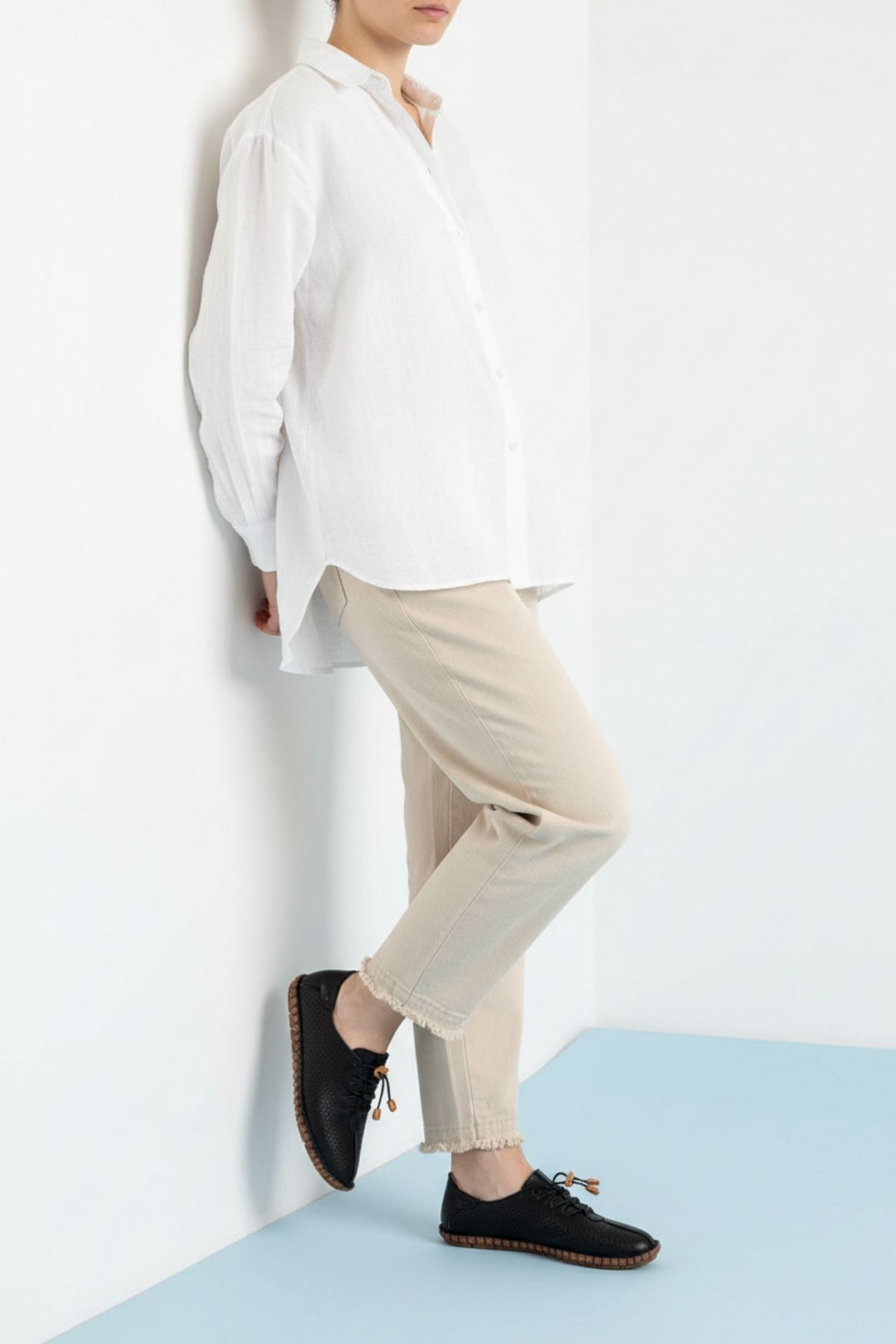 İmura Kadın Hakiki Deri Siyah Günlük Ayakkabı